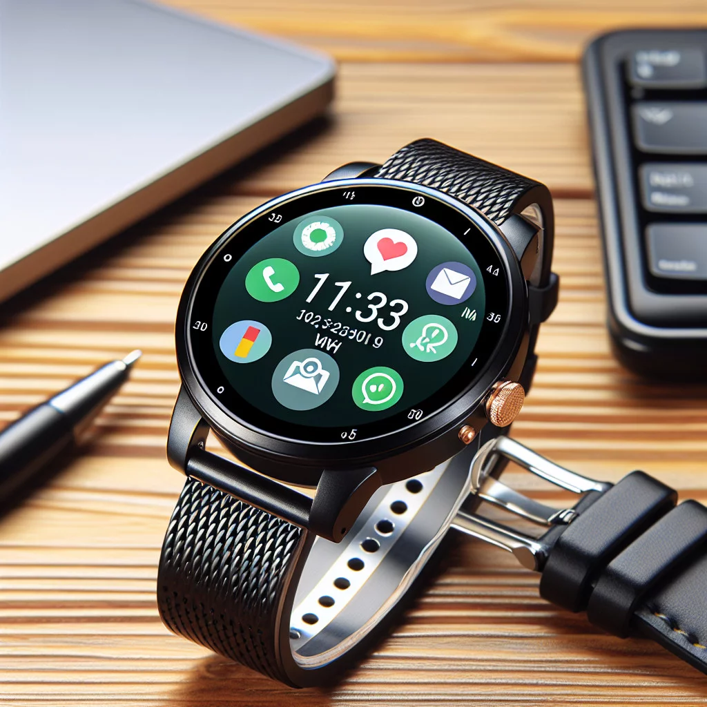 Orologio accessibile che ti connette direttamente a ChatPlus dal tuo polso.