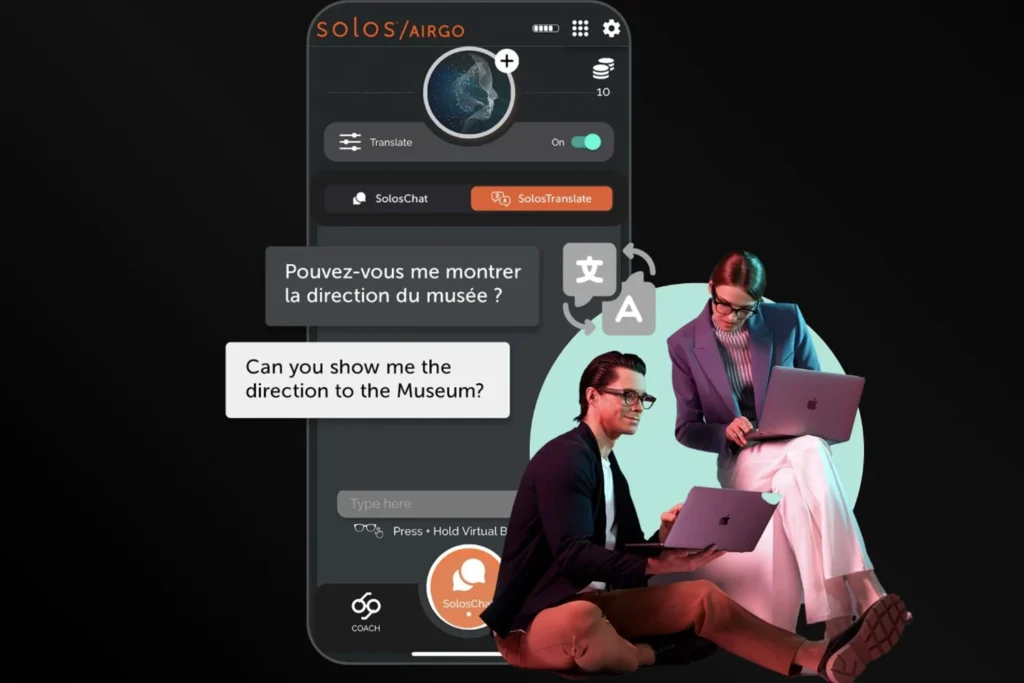 Gli occhiali Solos AirGo 3