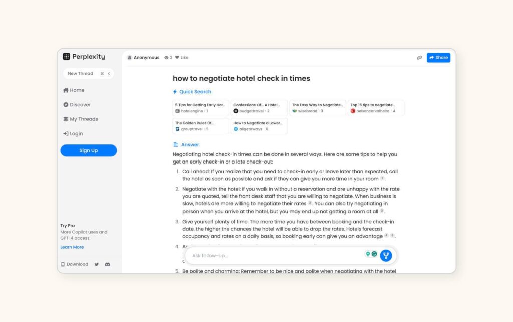 5 motivi per scegliere Perplexity invece di…