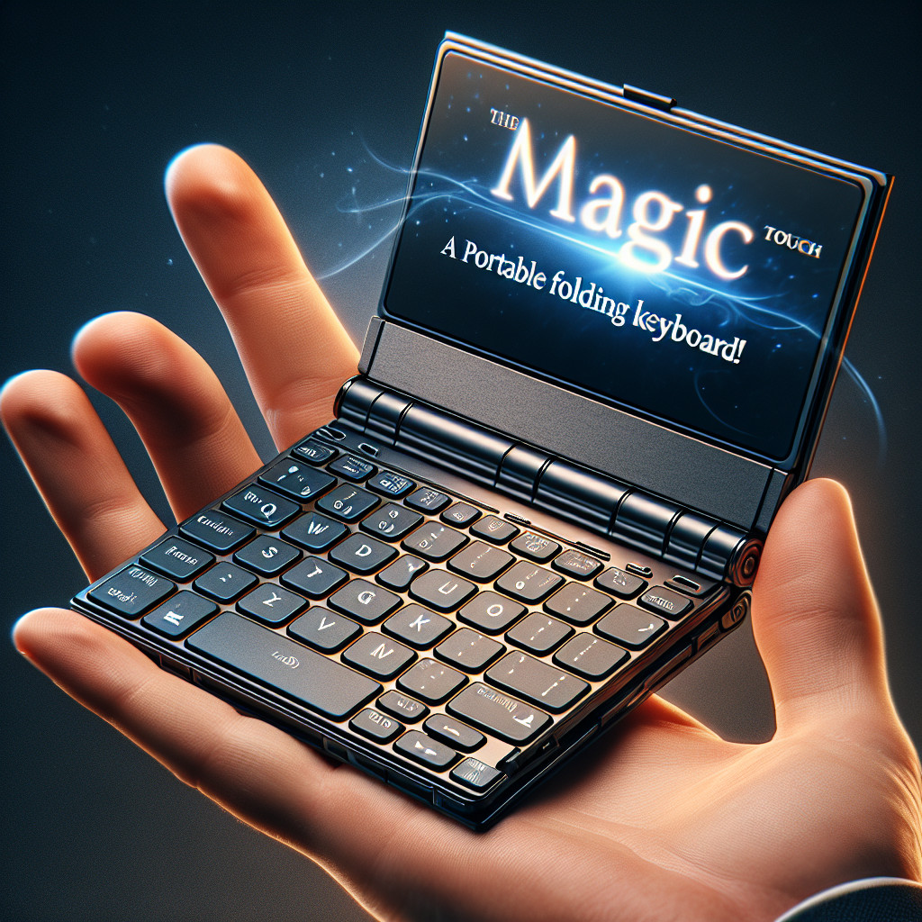Il Magico Tocco: Tastiera Pieghevole da Portare Ovunque!
